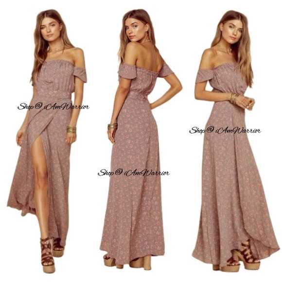 Flynn Skye NWT off the shoulder floral maxi dress *shop@iamwarrior - Picture 2 of 10